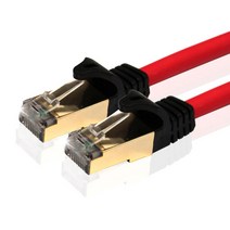 넥시 CAT7 랜선, 1m, 레드, 1개
