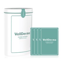 웰더마 차 이슬 티트리 수딩 앰플 마스크팩 하드케이스, 1개, 10개입