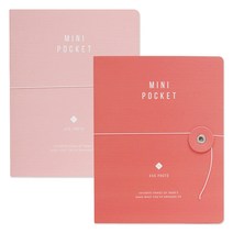 데얼스 4 x 6 미니 포켓앨범 2p, 핑크, 토마토, 20매