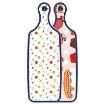 로엠디자인 블루에디션 양면서빙도마 꼬마도넛, 사과씨, 1개