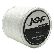 비케이 4합사 PE JOF 낚싯줄 500m, 화이트(투명)