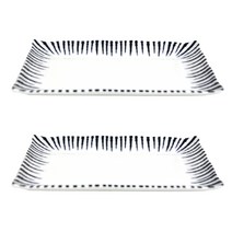 디어리빙 블루뱀부 직사각접시 L, 2개입, 직사각접시 2p