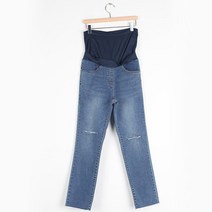 엠오엠 임산부 매직일자 청팬츠 듀얼심리스 복대