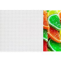 앤비커머스 인테리어 타공판 슈가젤리 우 WHITE, 1개