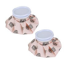 주온커머스 얼음주머니 핑크 15cm, 2개입