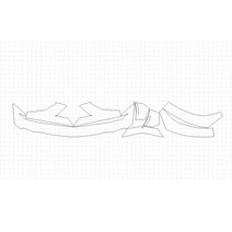 헥시스 쉐보레 카마로 SS 2018 PU BUMPER 60.96cm 범퍼 PPF보호필름, 1개