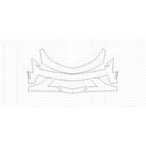 헥시스 쉐보레 카마로 SS 2018 PU BUMPER A형 범퍼 PPF보호필름, 1개