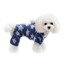 허그미코리아 별별후드 강아지 올인원, 블루