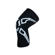 DM 알럽핏 스포츠 무릎 보호대 토시, 블랙 + 그레이라인