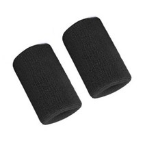 라이프포인트 칼라풀 무지 손목 보호대 중 11 x 7.5 cm 블랙, 2개입