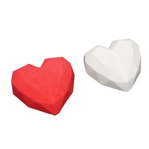 라띠크제이 심쿵하트 석고 차량용방향제 가든스윗티 레드 + 화이트, 1세트