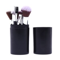 블링앤수 메이크업 브러쉬 12종 + 원형케이스 BRUSH01BK 세트, 블랙, 1세트