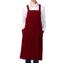 헤어베스트 베이직 앞치마 HBBA074, 와인, 1개