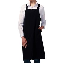 헤어베스트 베이직 앞치마 HBBA074, 네이비블루, 1개