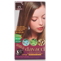 다바찌 오징어먹물 새치커버 크림 염색제, 4N(진한갈색), 1개