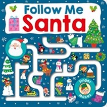 Maze Book Follow Me Santa(Finger Mazes), PriddyBooks
