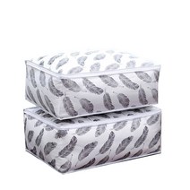 DM 알럽홈 반투명 패딩 이불정리백 깃털 대형, 2개입