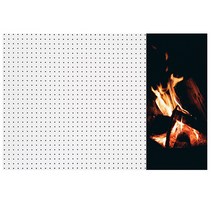엔비커머스 인테리어타공판 야외17 우WHITE, 1개, 혼합 색상