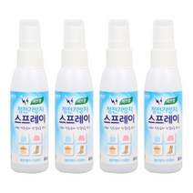 리빙굿 정전기방지 스프레이 허브향, 4개, 60ml