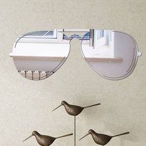 제이아울 보잉선글라스 벽 장식 포인트스티커, 실버