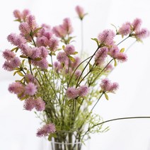 아티파티 천일홍 인테리어 조화 실크플라워 58cm, 라벤더핑크