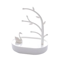 아티고 백조의 호수 멀티수납 악세서리 수납소품 화이트, 1개