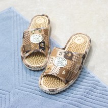 바이데코 건강 지압 실내화, 브라운