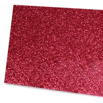 대원우드보드 글리터펠트 우드락 03레드 230 x 310 mm, 1mm, 50개입