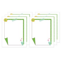 디자인매드 떡메모지 쪽지 86 x 106 mm 100p, 05 그린, 6개입