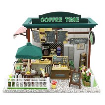 아트조이 DIY 미니어처 하우스 Coffee Time, 혼합 색상