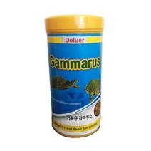 델루어 거북이용 감마루스 사료, 1L, 1개