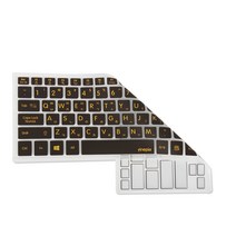 파인피아 삼성 NT950XBE 시리즈용 문자인쇄 키스킨 A타입, 초코, 상세페이지참조