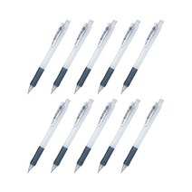 제브라 샤프 타프리클립 화이트 MN5, 0.5mm, 10개입