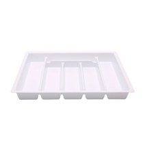 디자인룸즈 서랍용 수저분리함600, 화이트, 1개입