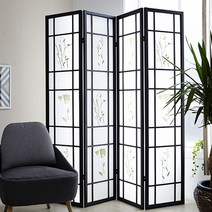 베스트리빙 플랜트 4단 파티션, 블랙