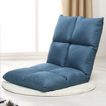 신원 싱글소파 좌식의자 S, 네이비
