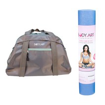 바디아트 휘트니스가방 + 요가매트, 블루