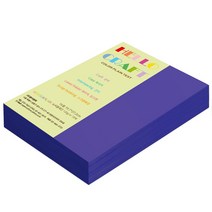 종이문화 뉴씨플레인 양면색상지 16절 No.DN31 보라색 280매, 1개