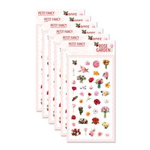 쁘띠팬시 rose garden da5395, 혼합 색상, 6개