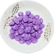 가드 쁘띠하트 DIY 비즈 재료 500g, 보라, 1개