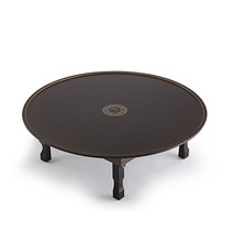 남원목기 창공 상감 원형 엔틱상 450 x 450 x 210 mm, 체리 + 갈색