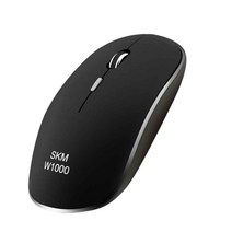 FLY with SK엠앤서비스 무선 마우스 SKM-W1000, 블랙