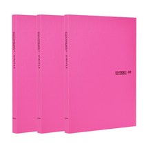 에코청운 에코 레버 화일 A4, 분홍, 3개