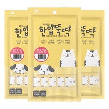 한입뚝딱 짜먹는 반려동물 간식 5p, 닭고기 + 고구마 혼합맛, 3개