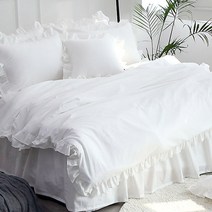 다인데코 루이스 프릴 광목 이불커버베개세트