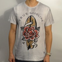 트루가솔린 남성용 라이더 티셔츠