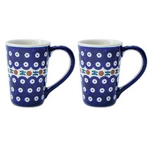 마뉴팍투라 롱 머그컵 250ml MA-70, 혼합 색상, 2개