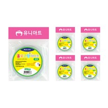 유니아트 홀로그램 테이프, 초록, 5개