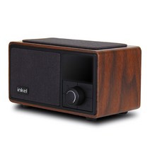인켈 무선충전 블루투스 스피커 CLASSIC1, 월넛