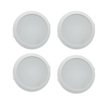 시그마 LED 슬림 다운 라이트 20~21cm 30W 4p, 주백색, 4개